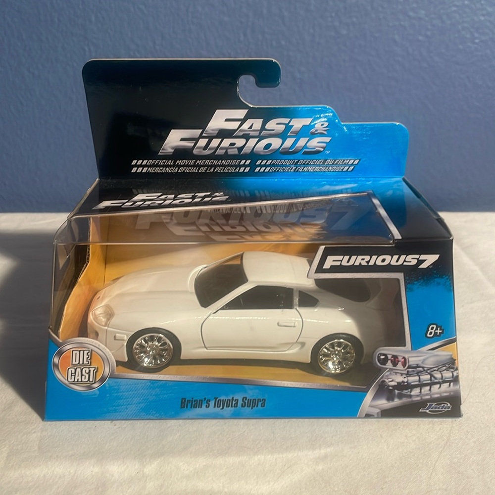 Jada Fast &Furious Die Cast Brian’s Toyota Supra
